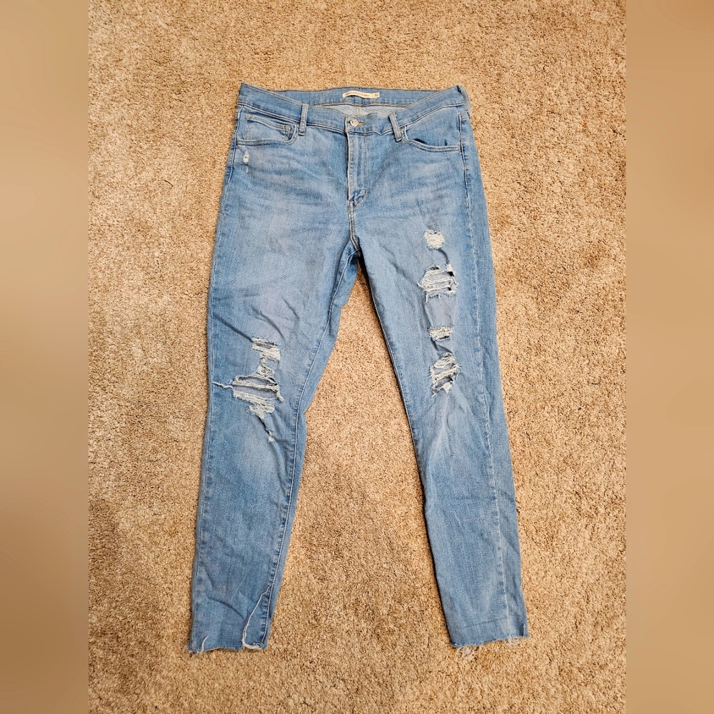 Levi's High-rise Super Skinny Jeans Size 32